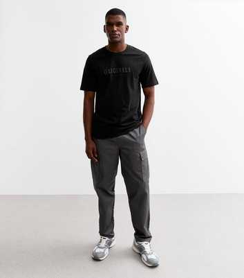 Jack & Jones Dark Grey Regular Cargo Joggers