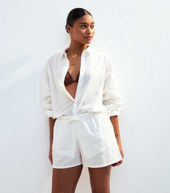 Stripe Out Cover Up Shirt