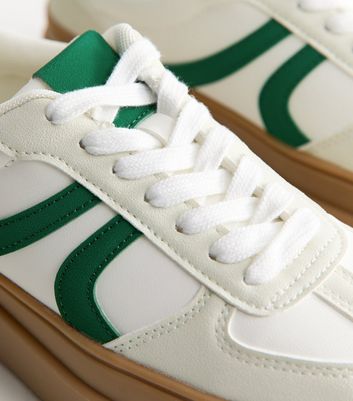 green white trainers