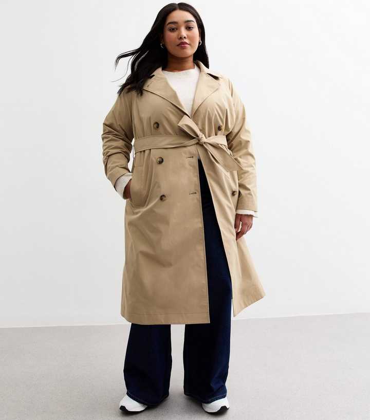 Curves Stone Belted Mac