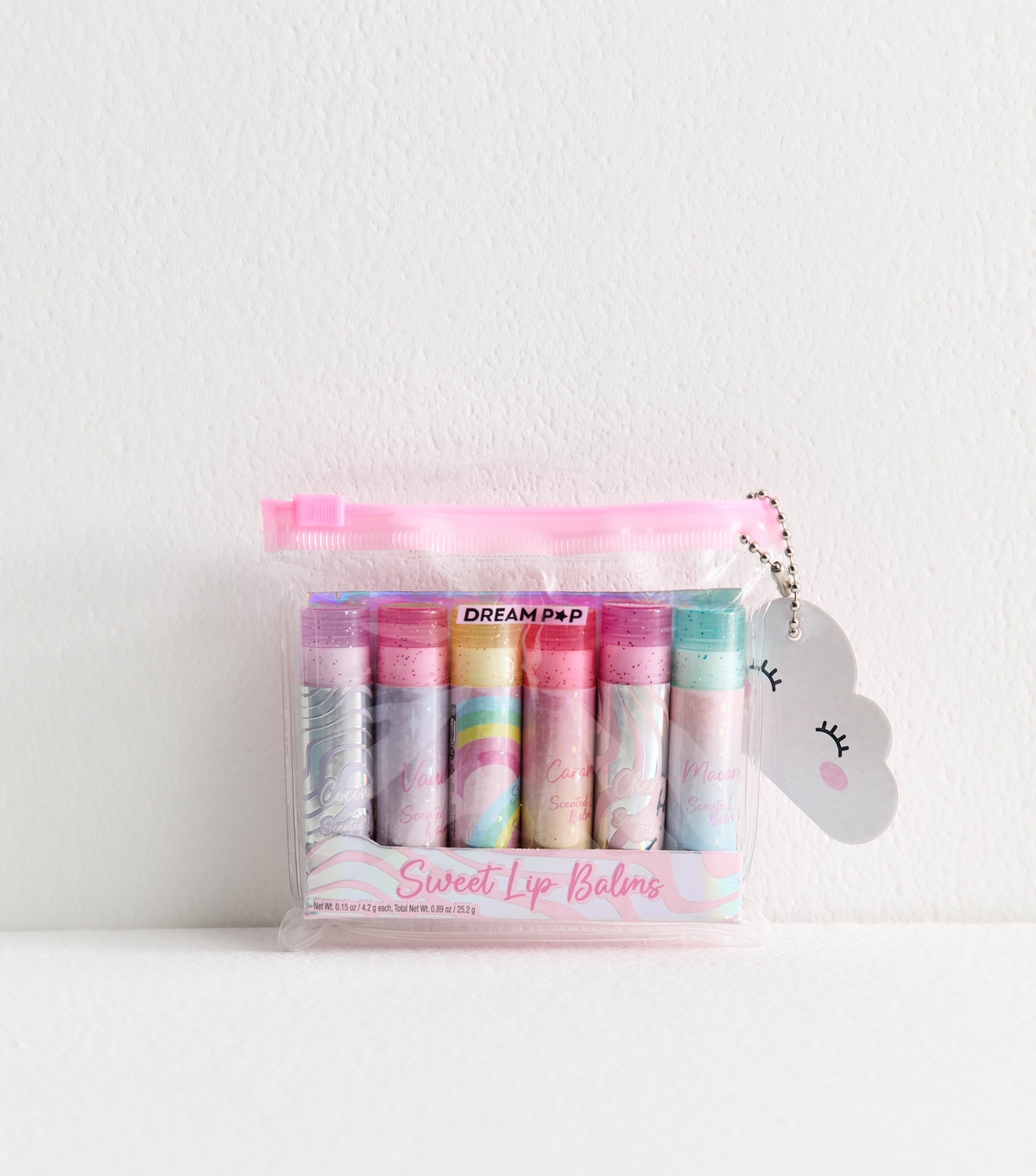 6 Pack Multicolour Scented Lip Balm Set New Look