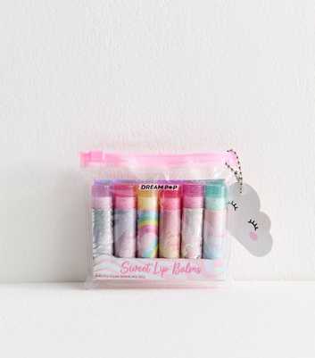 6 Pack Multicolour Scented Lip Balm Set