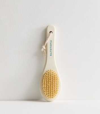 Off White Exfoliating Foot Brush