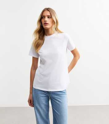 White Short Sleeve Crew Neck T-Shirt