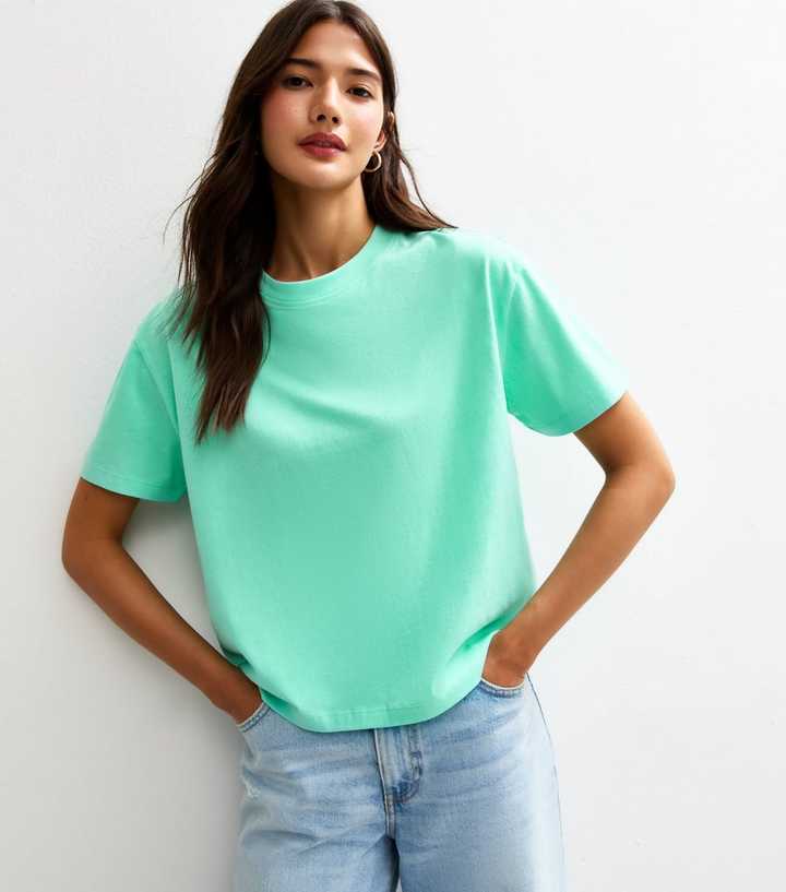 Teal Boxy Fit T-Shirt