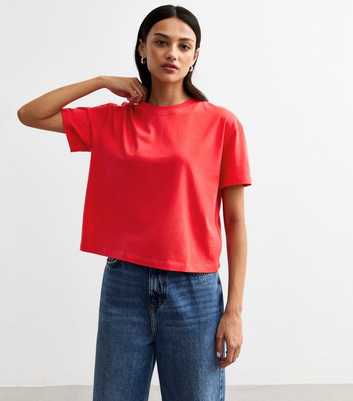 Red Boxy Fit T-Shirt