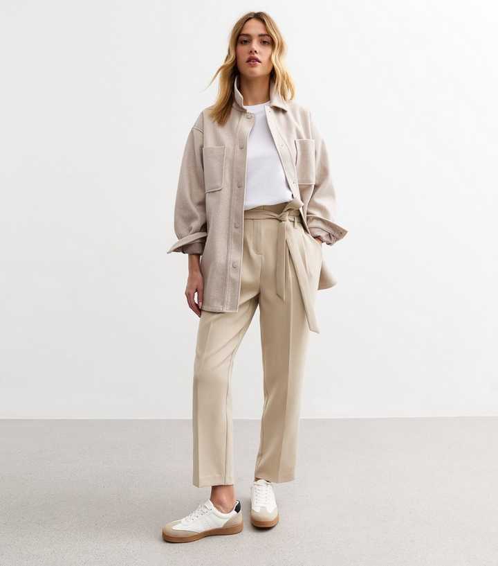 Stone Paperbag Trousers