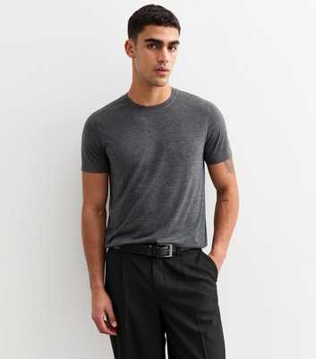 Dark Grey Regular Cotton T-Shirt
