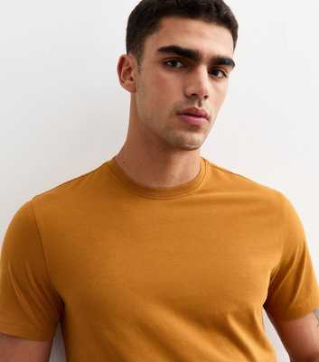 Mustard Regular Cotton T-Shirt