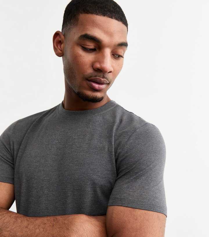 Dark Grey Muscle Fit T-Shirt