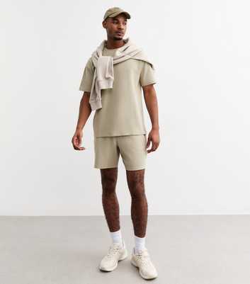 Stone Regular Waffle Jersey Shorts