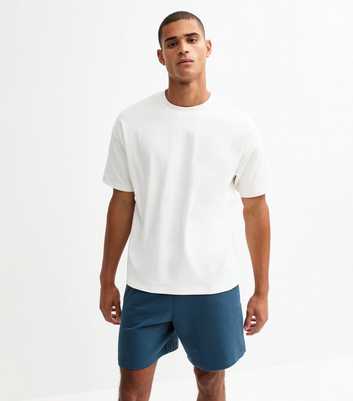 Navy Relaxed Jersey Shorts