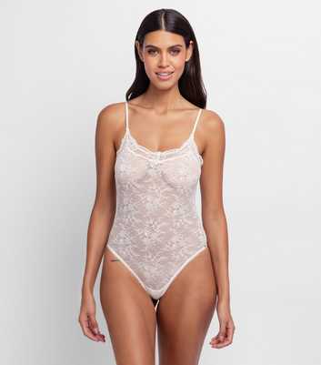 Dorina Off White Lace Bodysuit