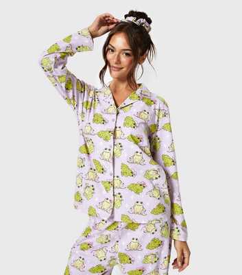 Skinnydip Purple Toadeo Pyjama Set