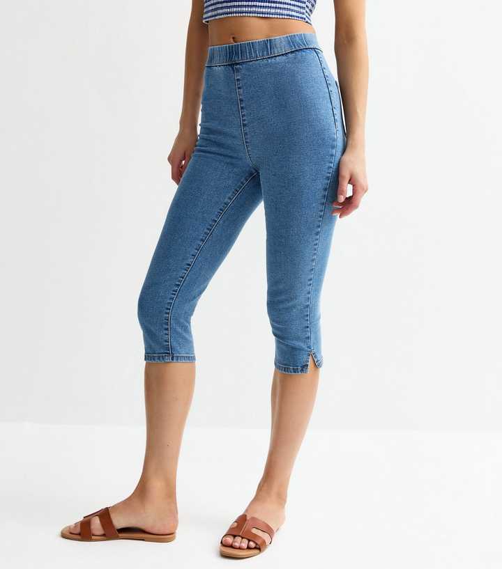 Roaman's Women's Plus Size Comfort Stretch Capri Jean