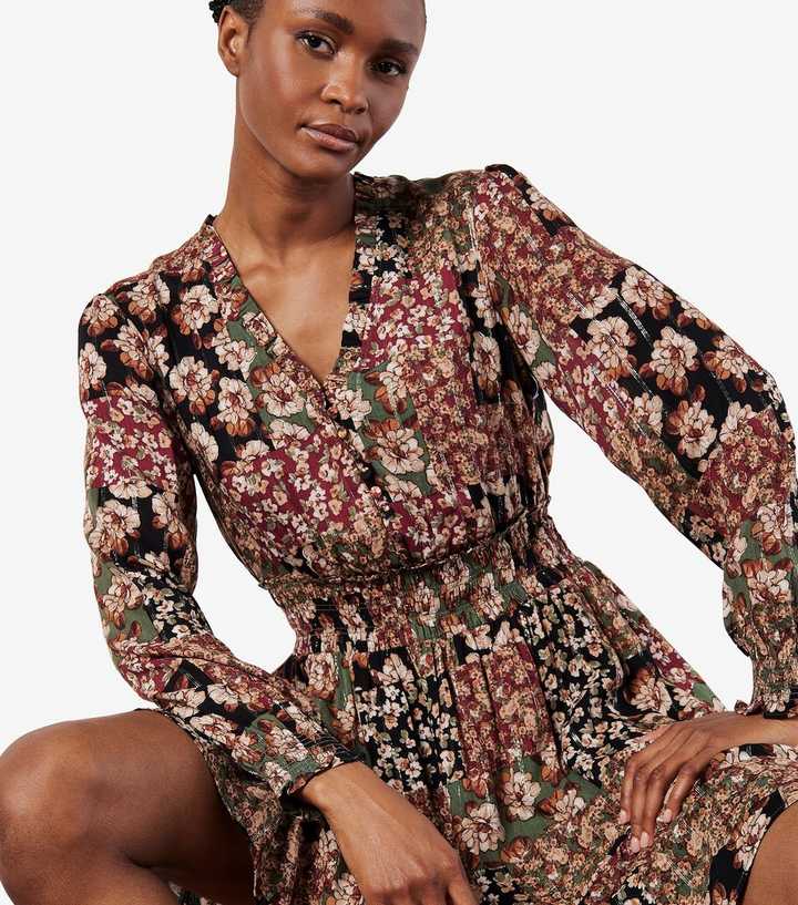 Floral Dress New Look Green Floral Midi Dress Apricot Ditsy Floral