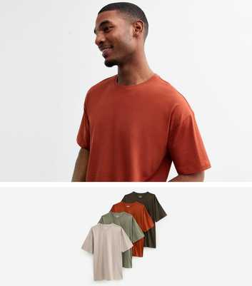 Pack Of 4 Multicoloured Oversized T-Shirts