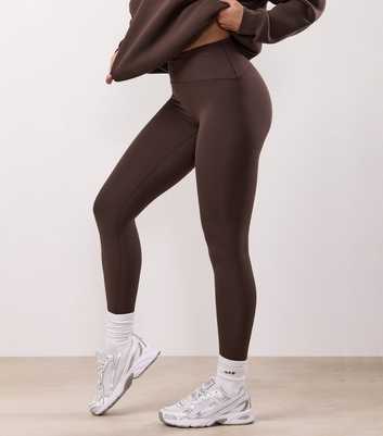Gym King Burgundy Sculpting Seams Leggings 