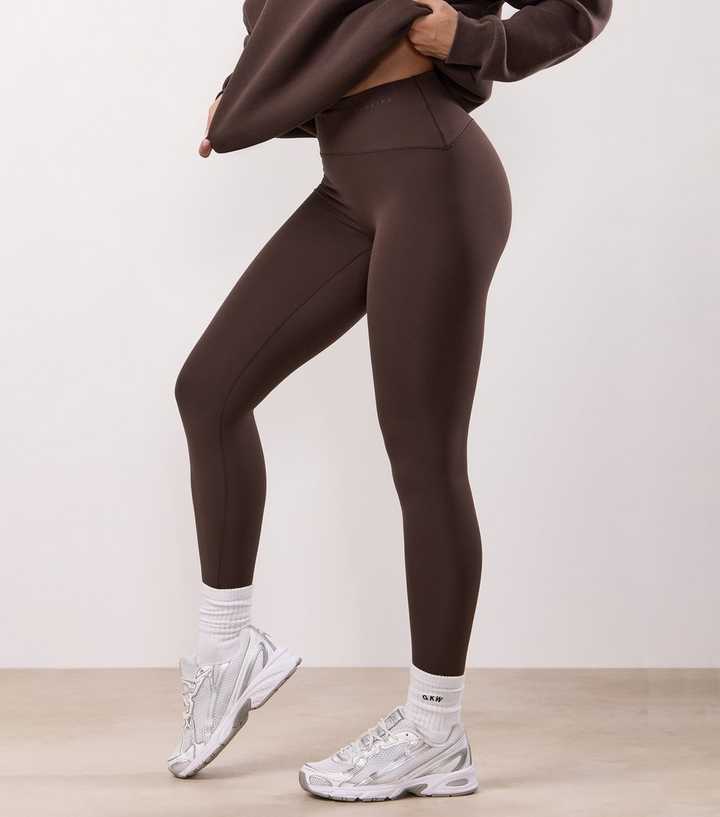 Gym King Burgundy Sculpting Seams Leggings 