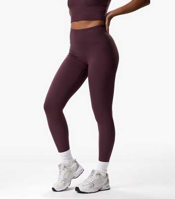 Gym King Burgundy Leggings 