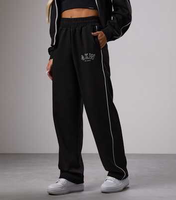 Gym King GKW Black Wide Leg Joggers 