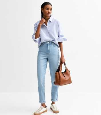 Tall Blue Tori Mom Jeans