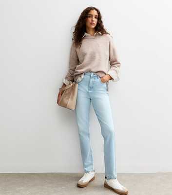 Tall Light Blue Hannah Straight Leg Jeans