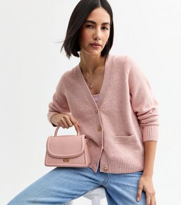 ハンドバッグ PINK LEATHER TOP HANDLE BAG Mini Top Handle Leather Bag in Pink | Dr. Martens