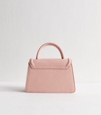ハンドバッグ PINK LEATHER TOP HANDLE BAG Mini Top Handle Leather Bag in Pink | Dr. Martens