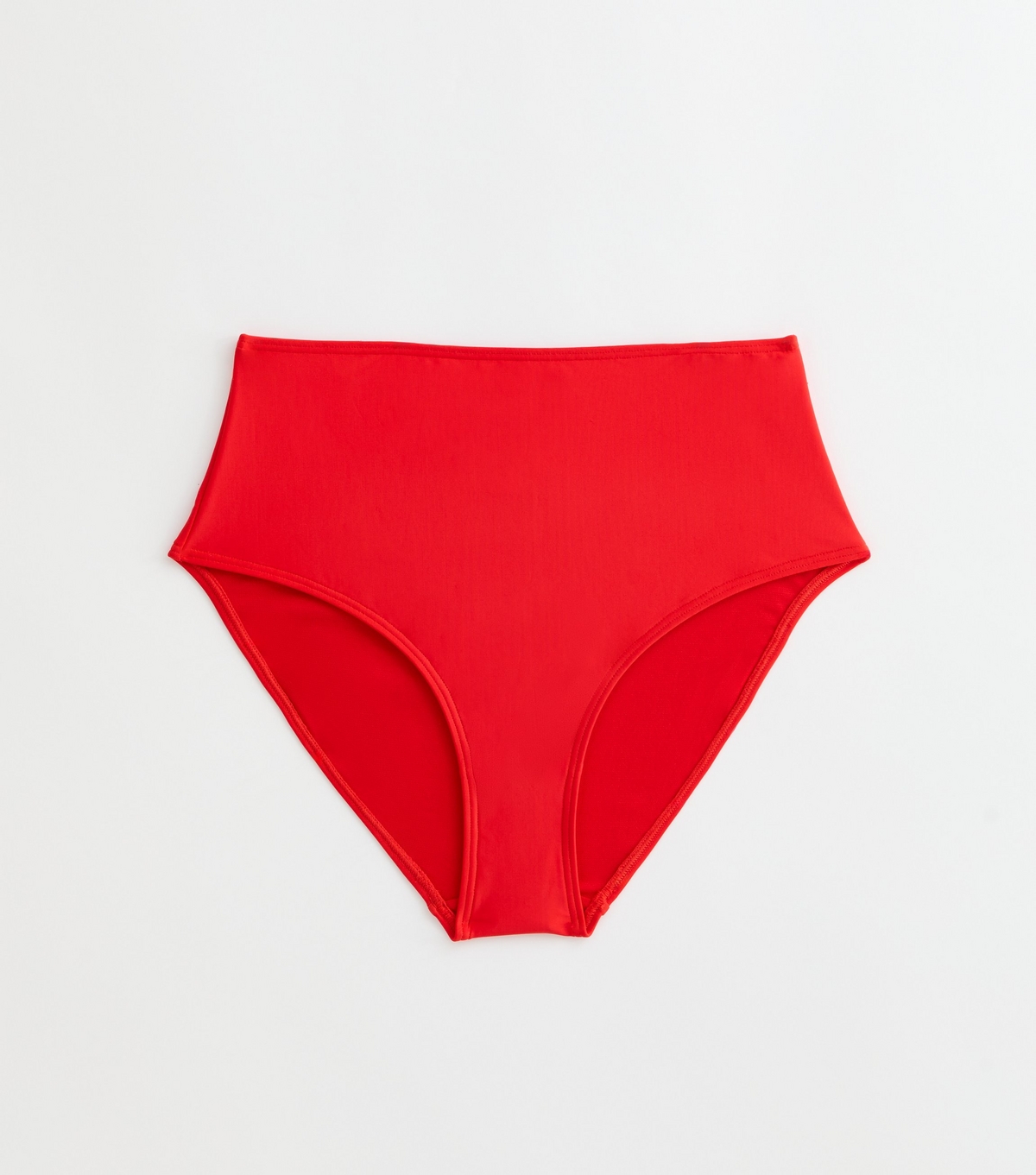 Women's Mix and Match Red High Waisted Bikini Bottoms New Look