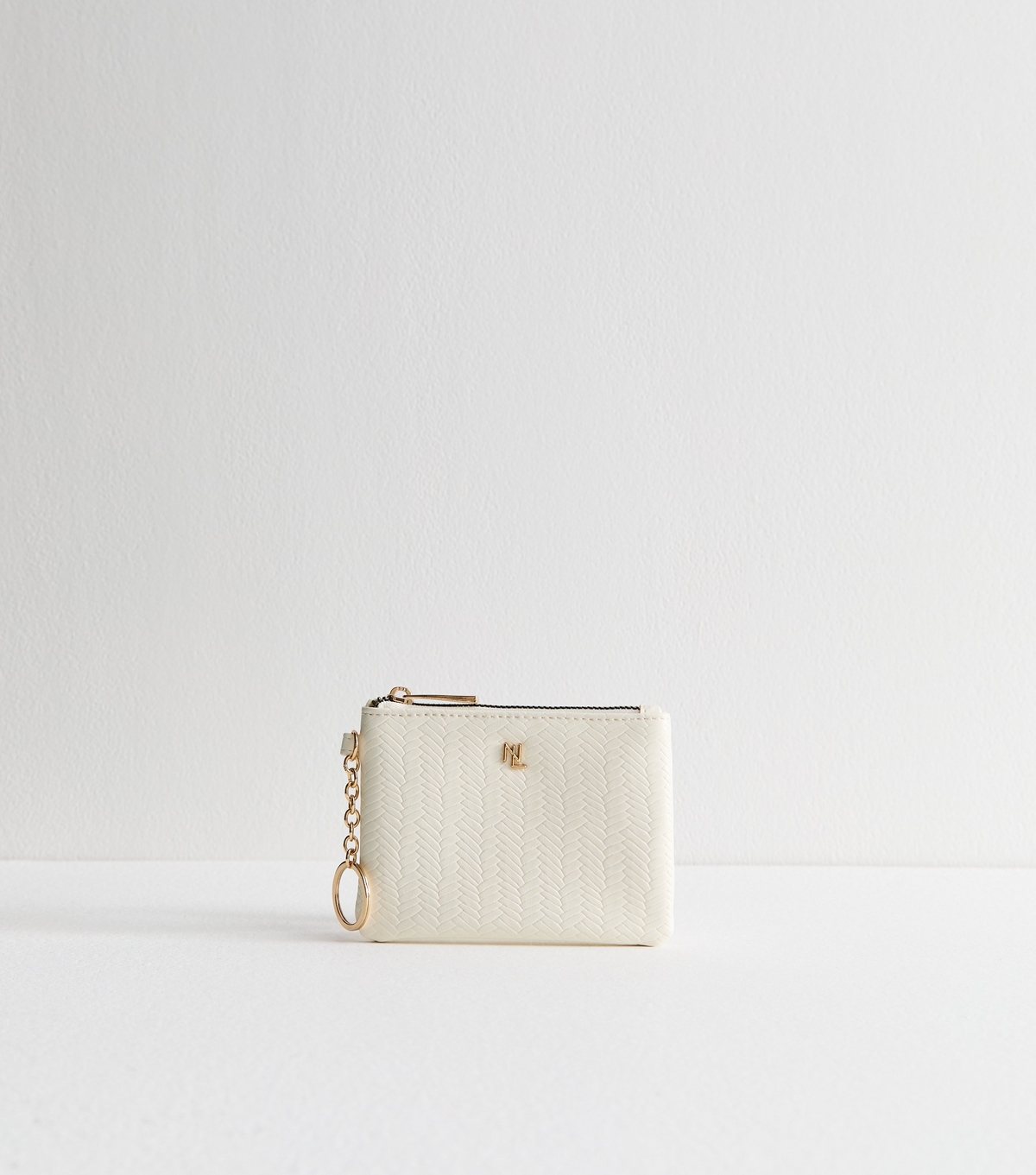 White Faux Leather Purse New Look