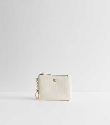 White Faux Leather Purse