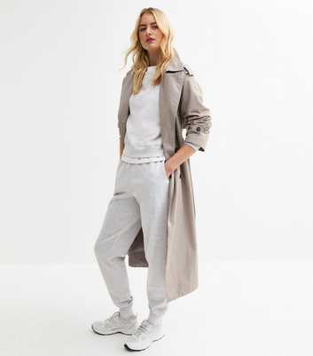 Tall Grey Cuffed Jersey Joggers