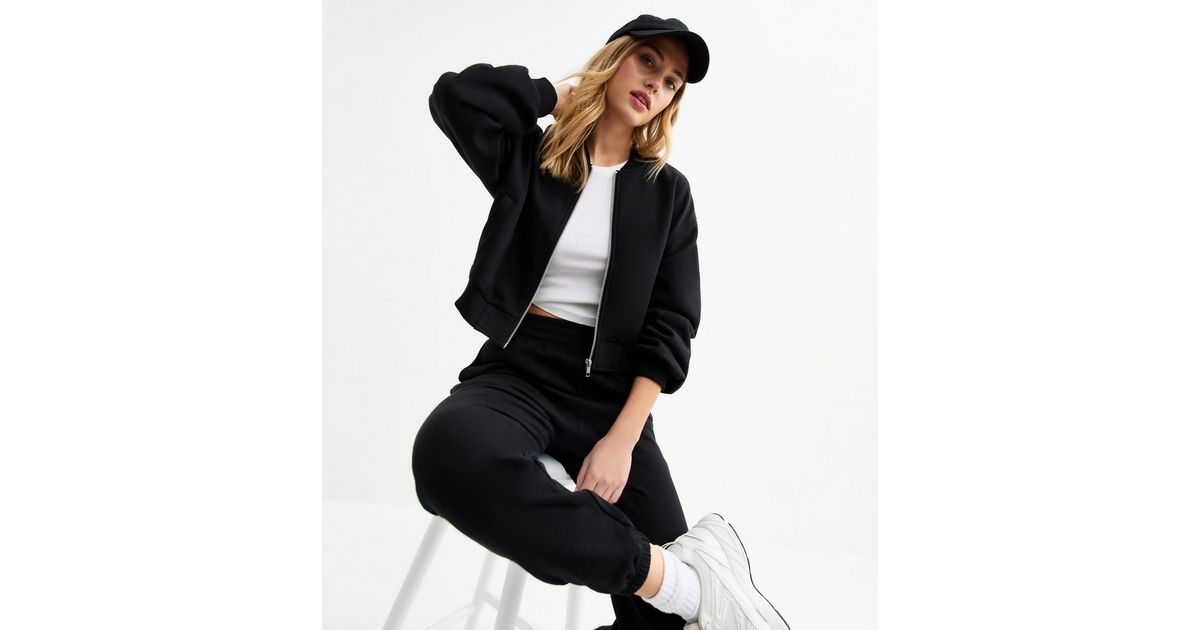 Cuff Me Black Jogger Set