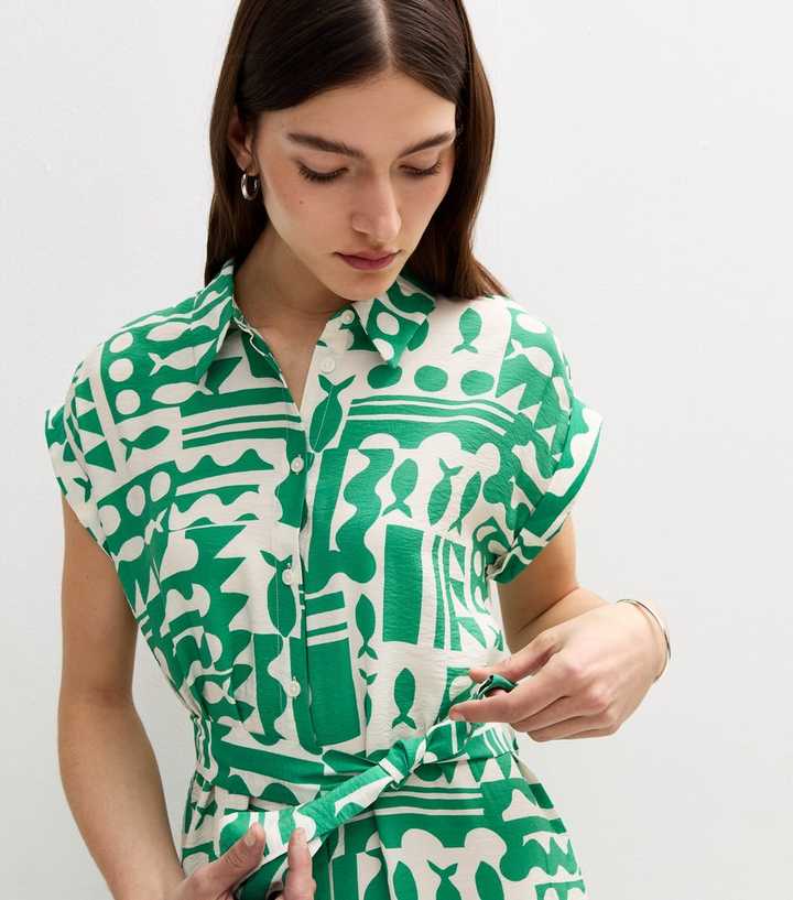 green shirt dress new look RLT SILK SLIP DRESS main image 0