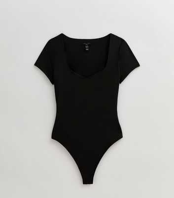 Tall Black Sweetheart Neck Bodysuit