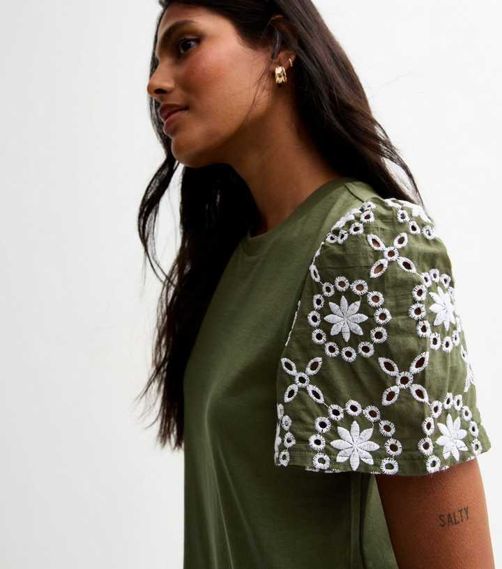 sachin and babi light blue dress MISSGUIDED Sunflower Embroidered Mini Swing Dress Tie Shoulder  A-Line｜MISSGUIDED main image 0