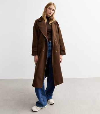 Gini London Brown Long Coat