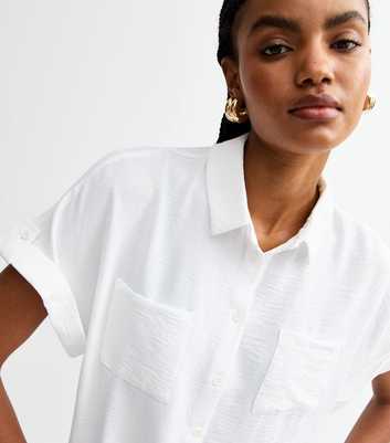 Tall White Short Sleeve Shirt