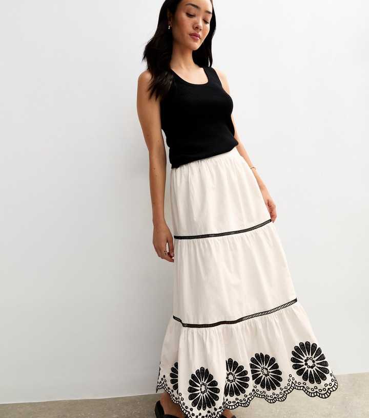 asos floral embroidered tiered maxi dress Francesca Maxi Dress main image 0