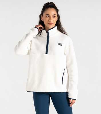 Dare 2b White Slide Out Half Zip Fleece 