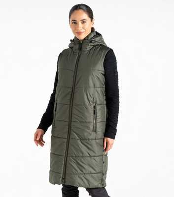 Dare 2b Green Distinguish Long Padded Gilet