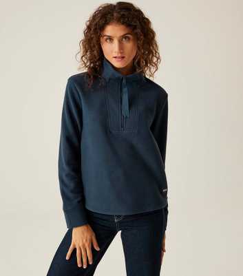 Regatta Navy Branded Badge Fleece Top