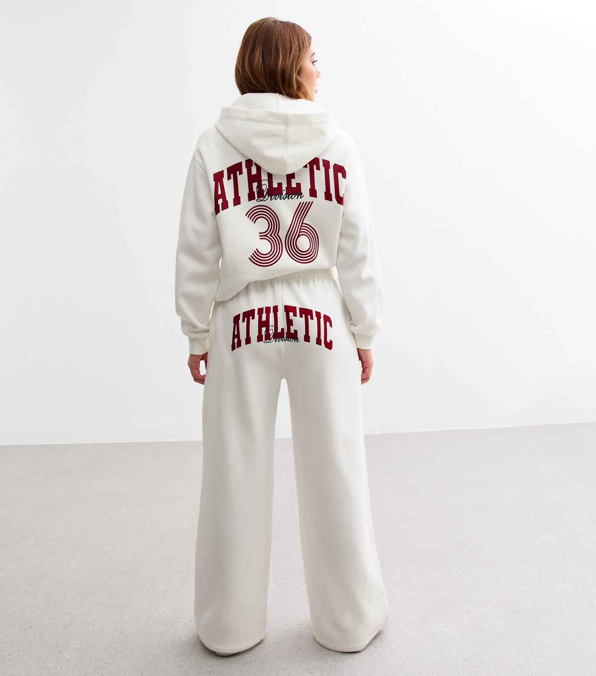 Girls' White 36 Print Hoodie New Look