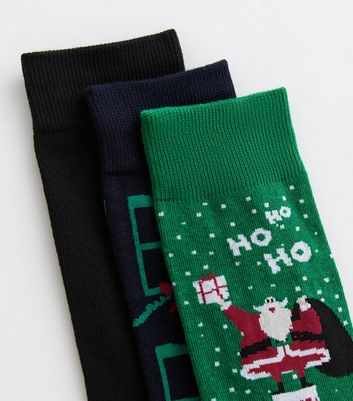 Men's Jack & Jones Pack Of Three Christmas Socks New Look