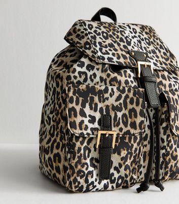 バッグ leopard pattern multipocket backpack Monogrammed Embroidered Leopard Diaper Bag Backpack