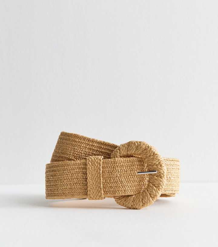 Stone Raffia Look Belt | New Look