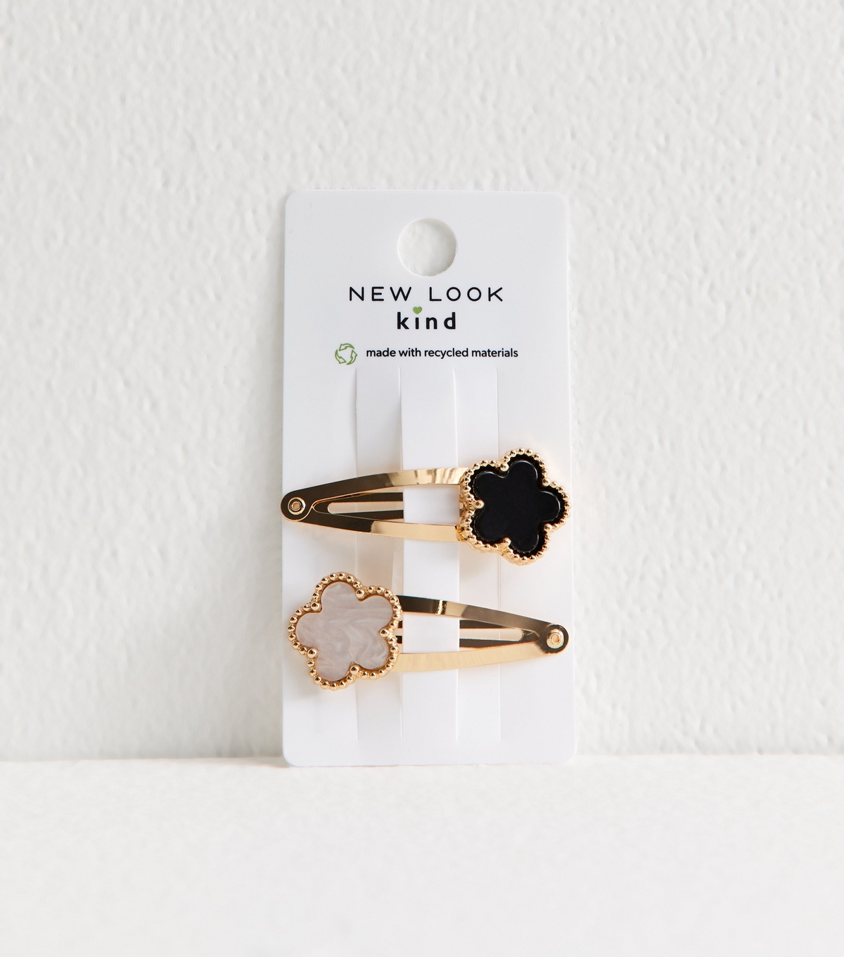 Pack Of 2 Gold Tone Flower Hair Slides New Look