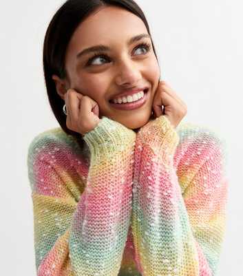 Sunshine Soul Rainbow Knit Jumper