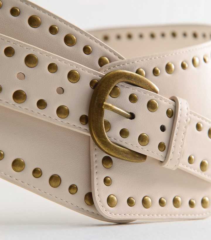 Leather Belts Cream Corset Belt Ladies Belts Cream Waist Belt High